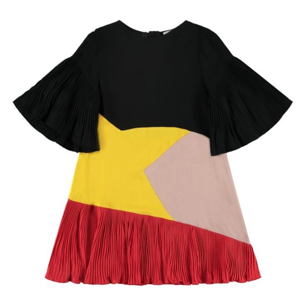 Stella McCartney Kids Color Block Dress, Size 2T